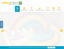 Tablet Screenshot of educarobot.org